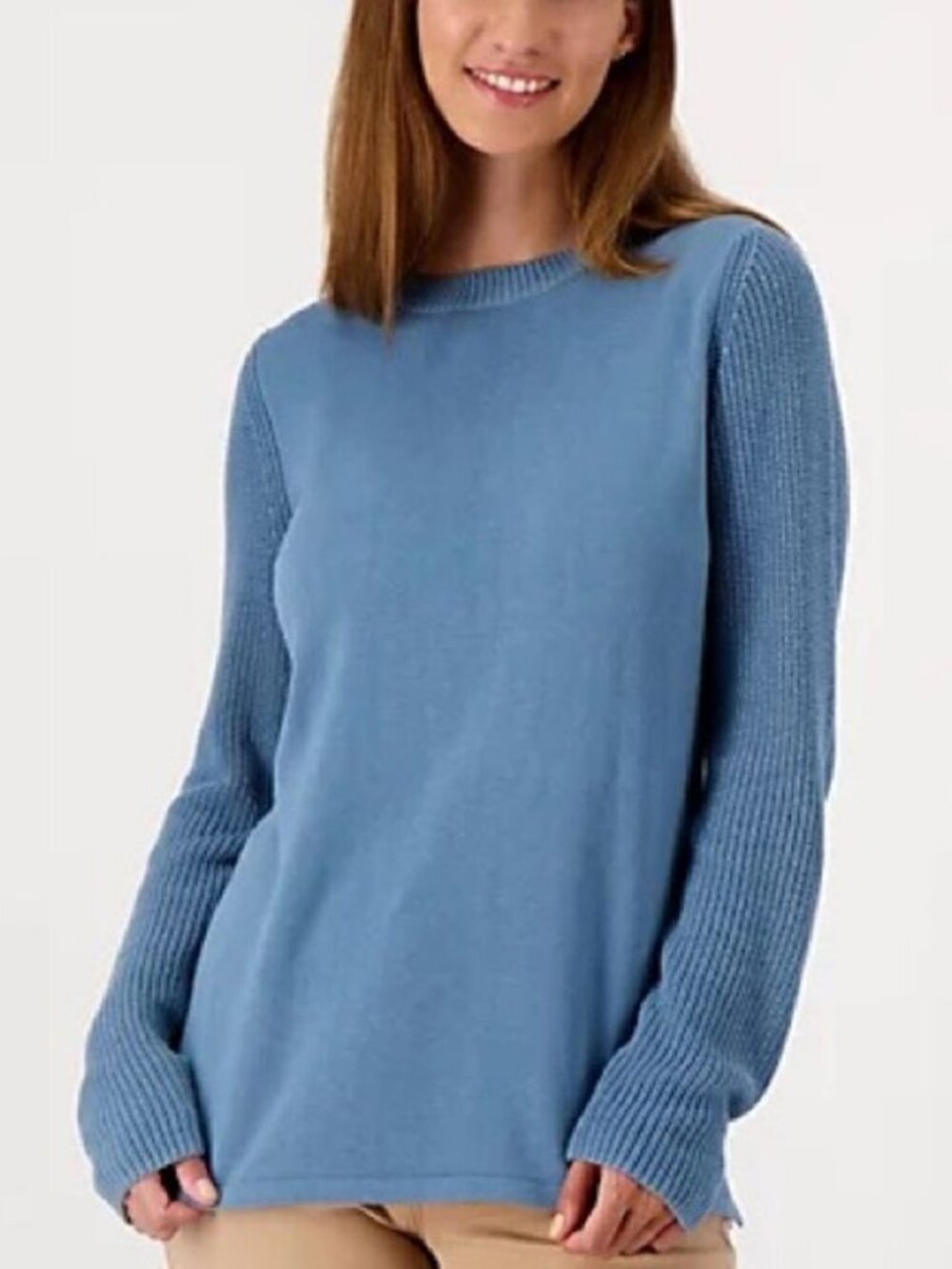 Belle by Kim Gravel Mixed Media Sweater